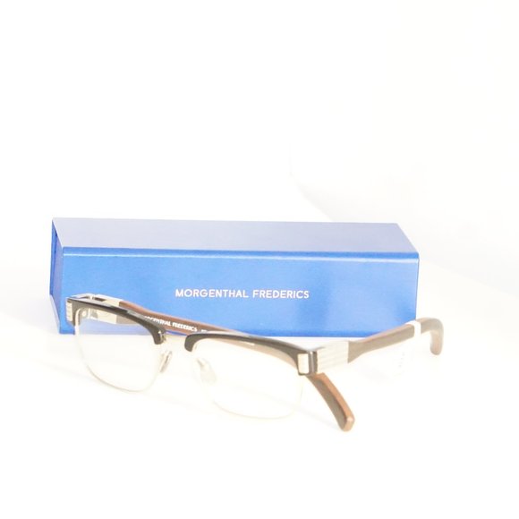 New MORGENTHAL FREDERICS Charlie natural Wood  titanium Eyeglasses   $1300 - Picture 11 of 11